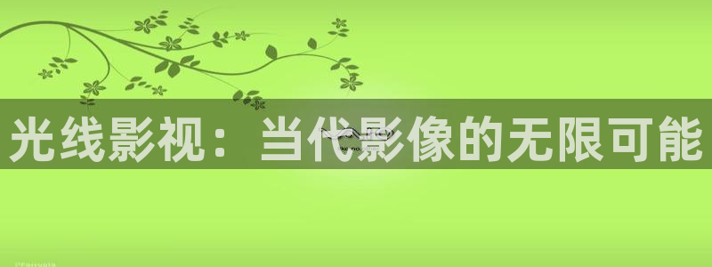 金牌 电影：光线影视：当代影像的无限可能